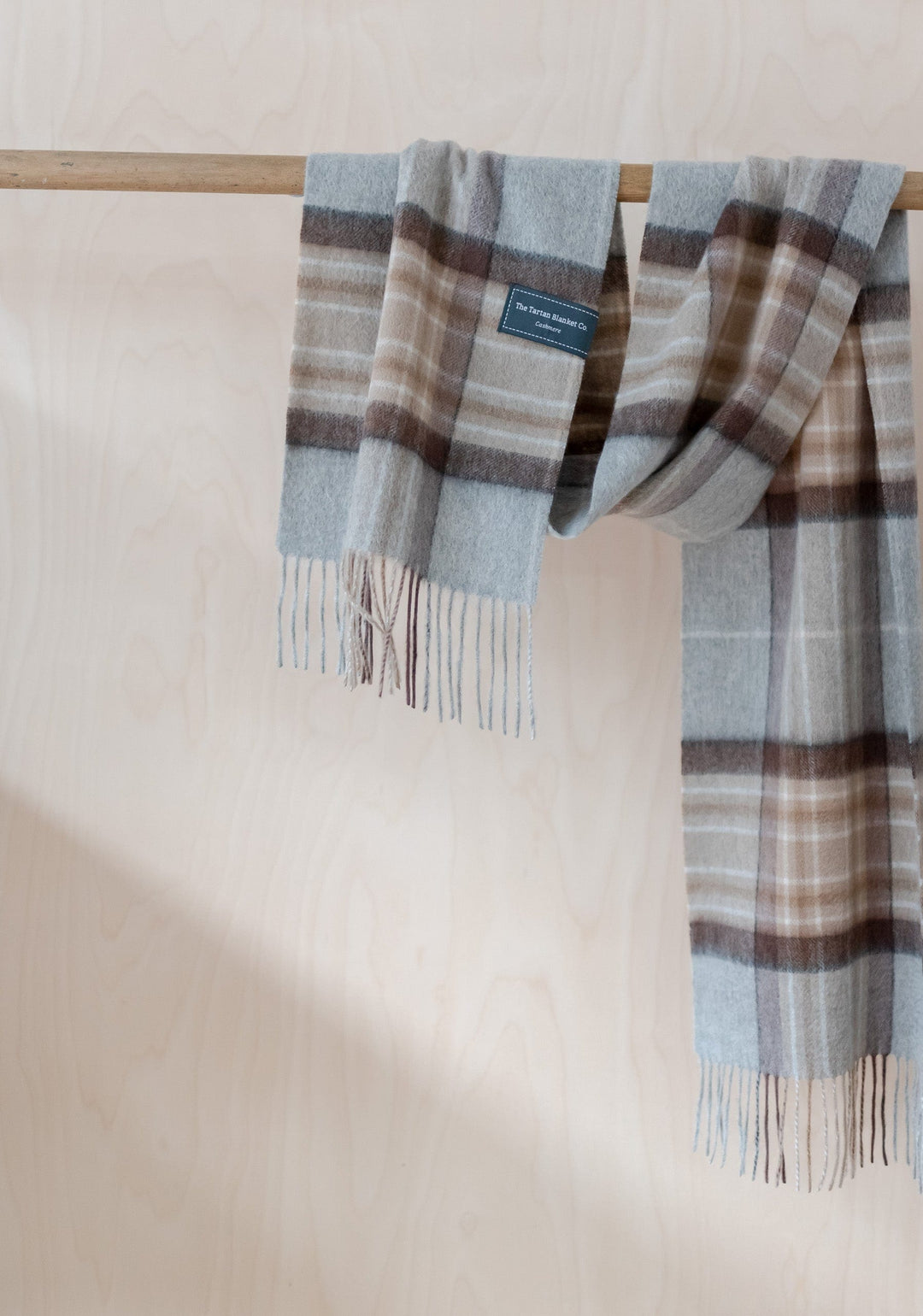 Men's Cashmere Scarf in Mackellar Tartan - TBCo