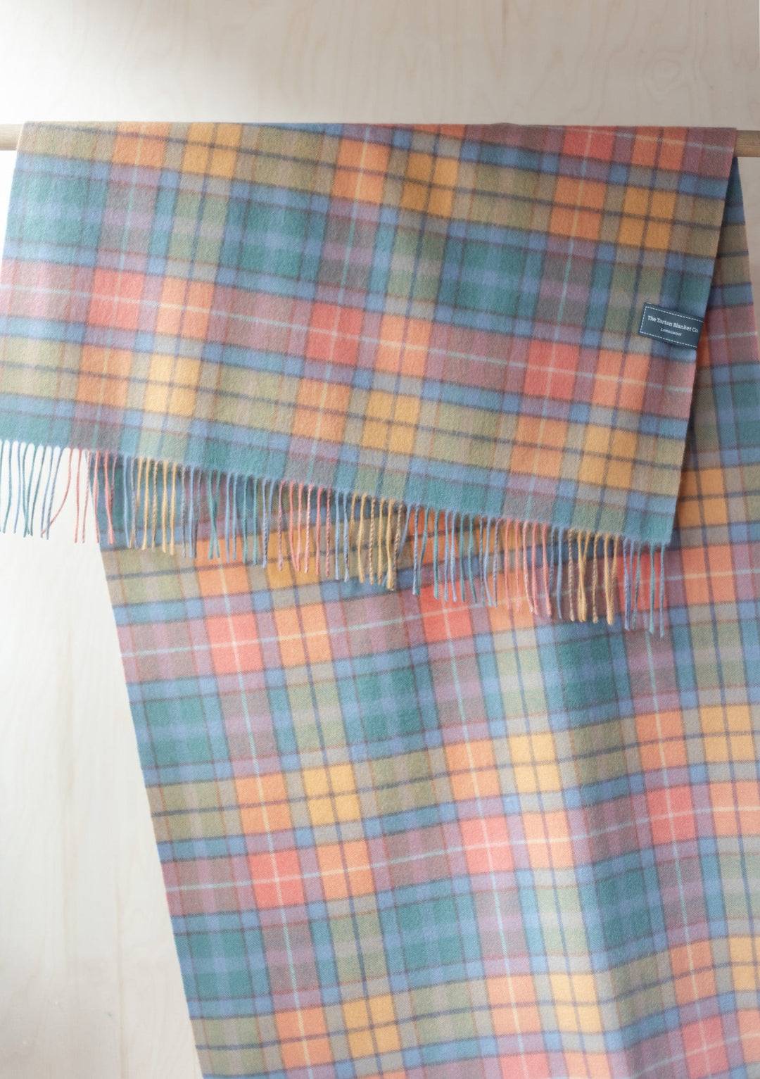 Lambswool Blanket Scarf in Buchanan Antique Tartan - TBCo