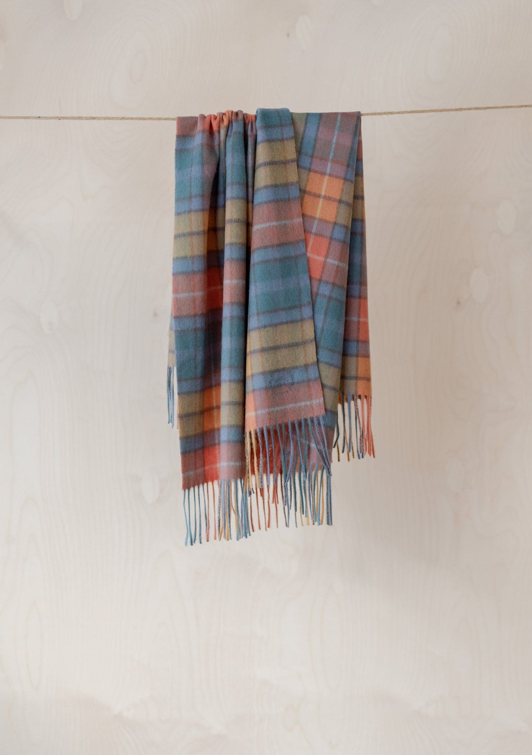 Lambswool Baby Blanket in Buchanan Antique Tartan - TBCo