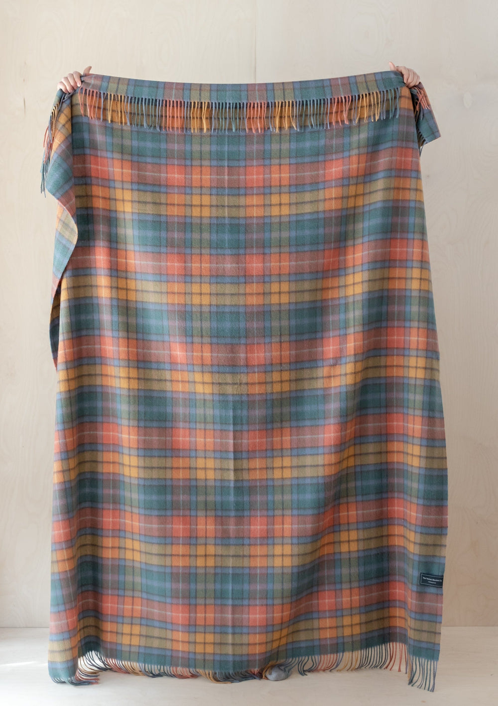 Lambswool Blanket in Buchanan Antique Tartan - TBCo