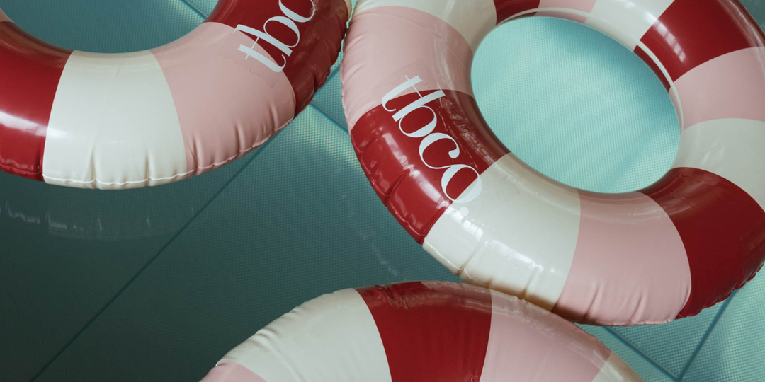 TBCo Summer Sale inflatable pool rings branded with tbco. Up to 50% off. 