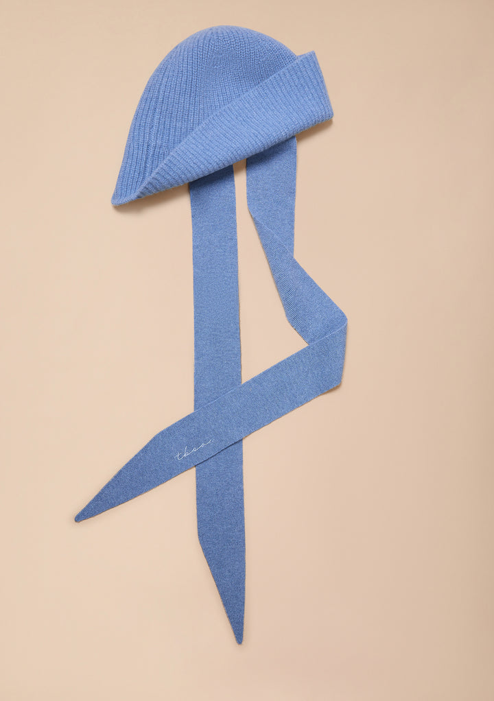 Matrosenhut aus Merinowolle in Blau