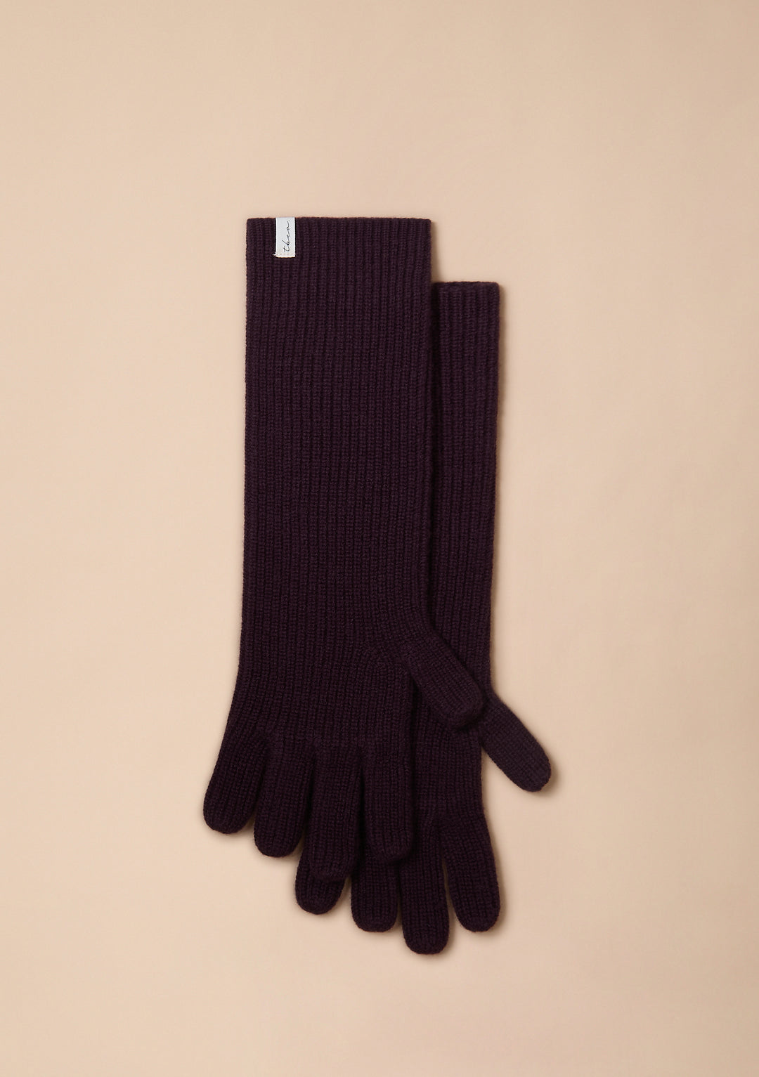 Merino Slouchy Gloves in Fig