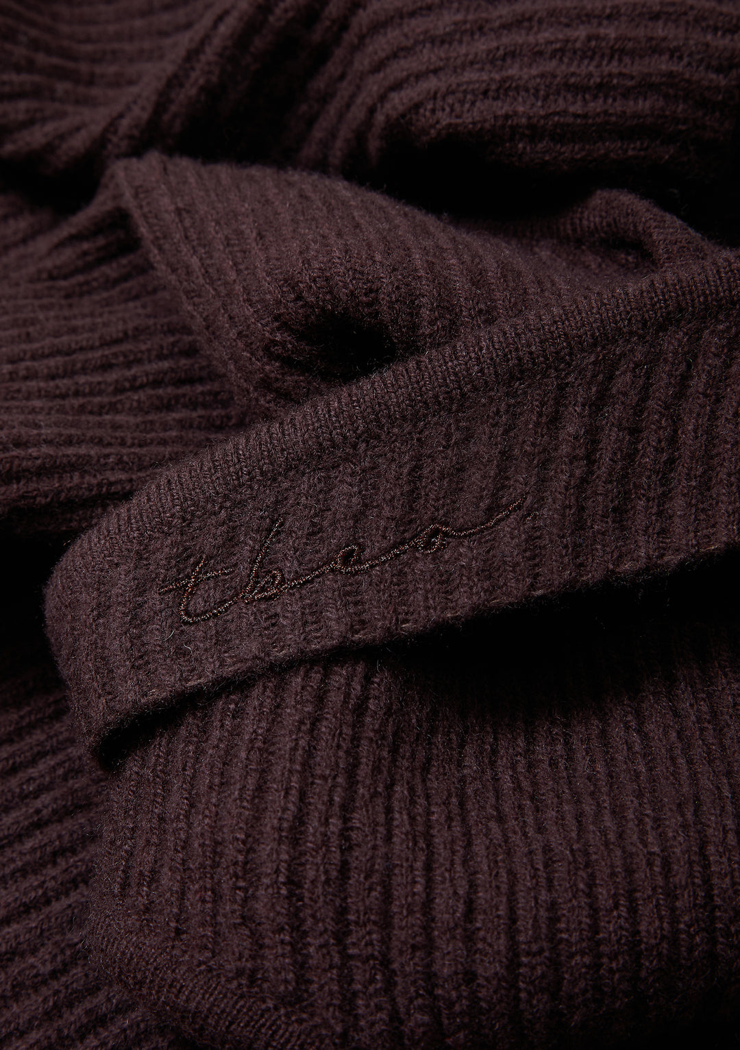 Merino Wool Hood in Brown