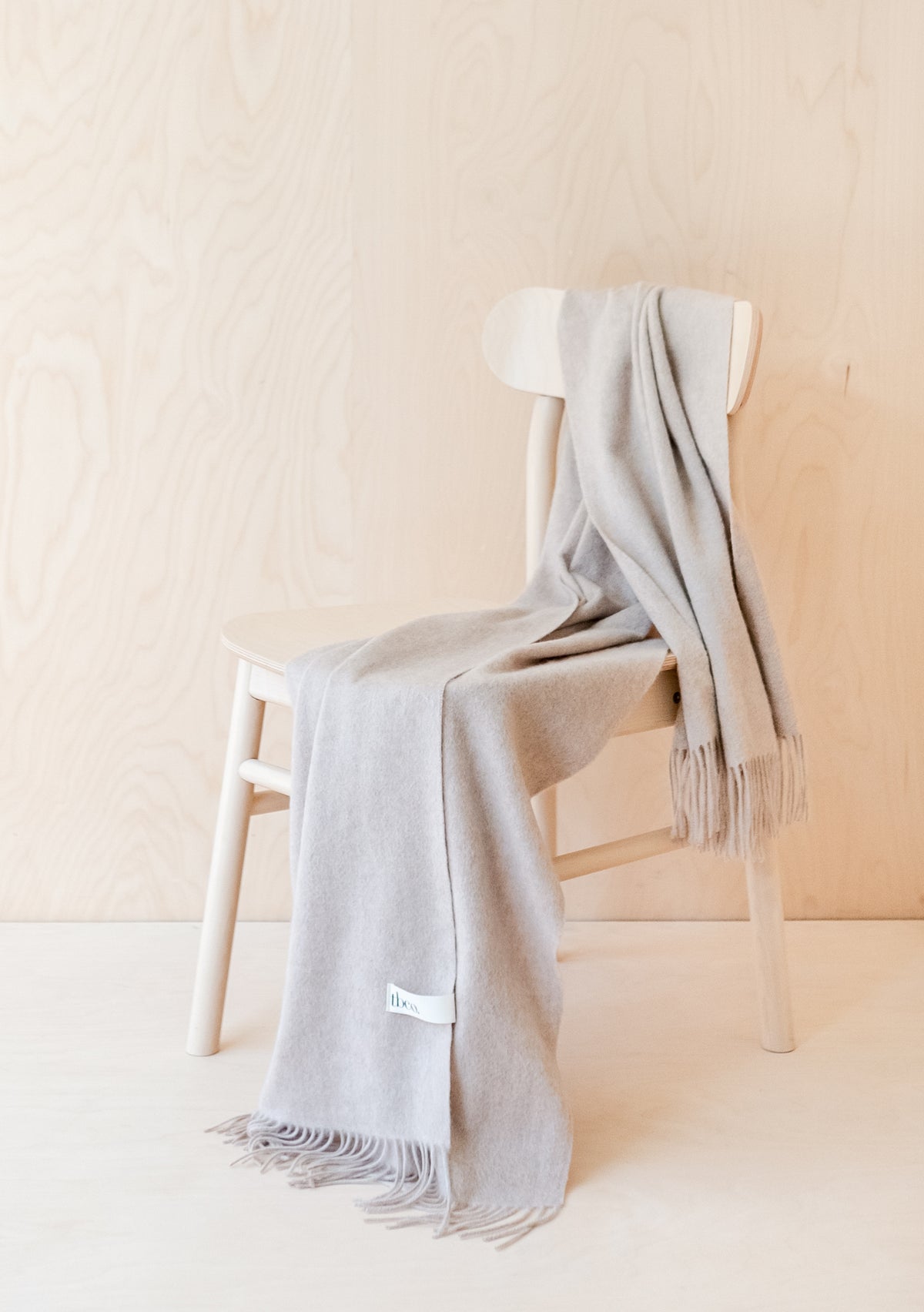 Cashmere Small Blanket in Oatmeal Melange – TBCo