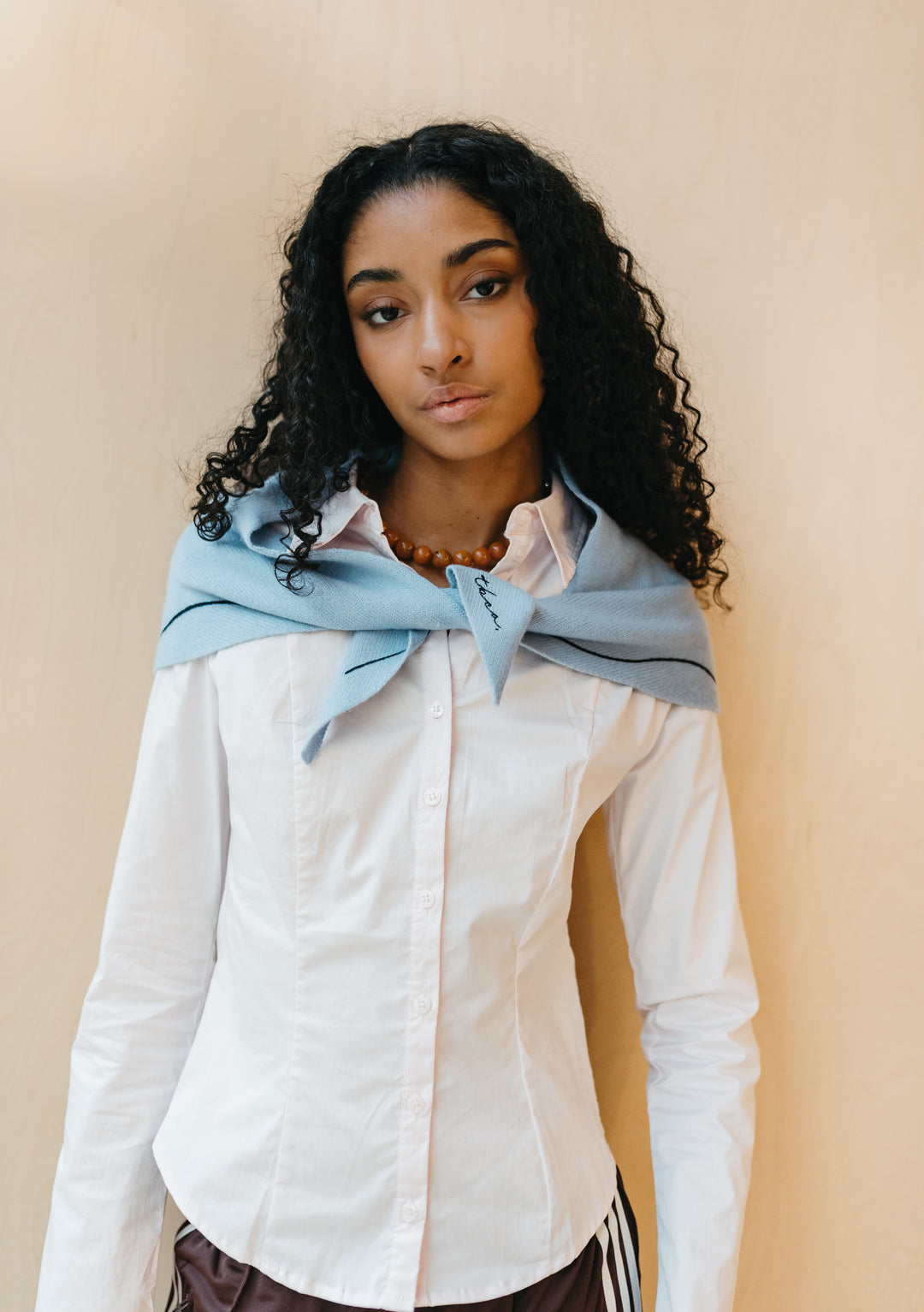 Pieces PCMINNA - Scaldacollo - whitecap gray/avorio Pieces PCMINNA - Scaldacollo - whitecap gray/avorio