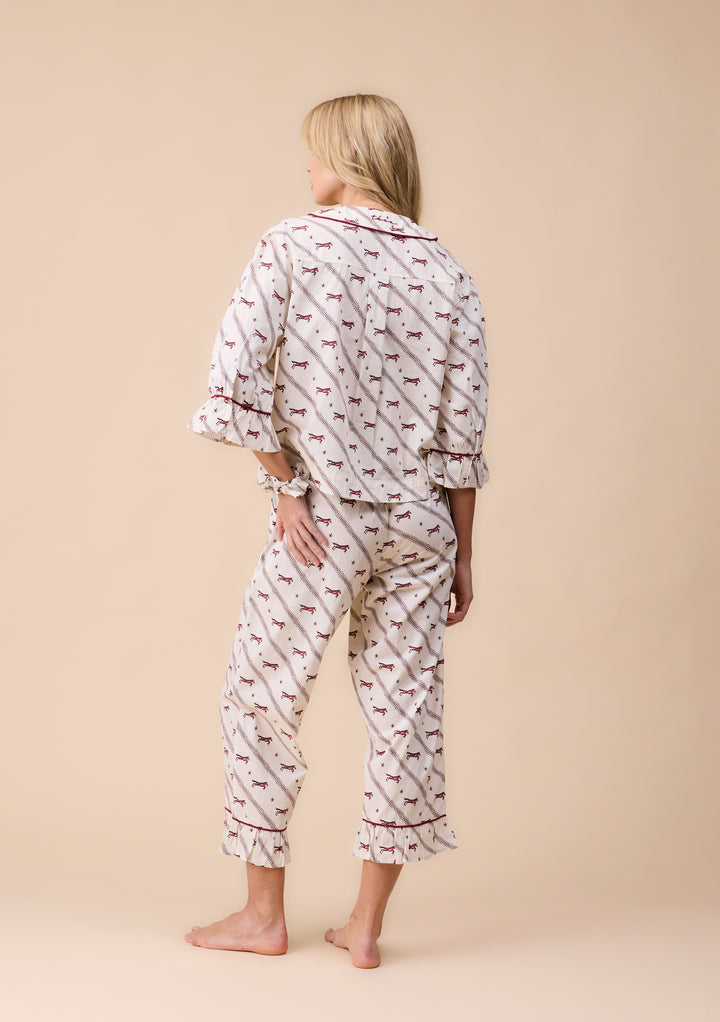 Cotton Pajamas in Cream Gallop