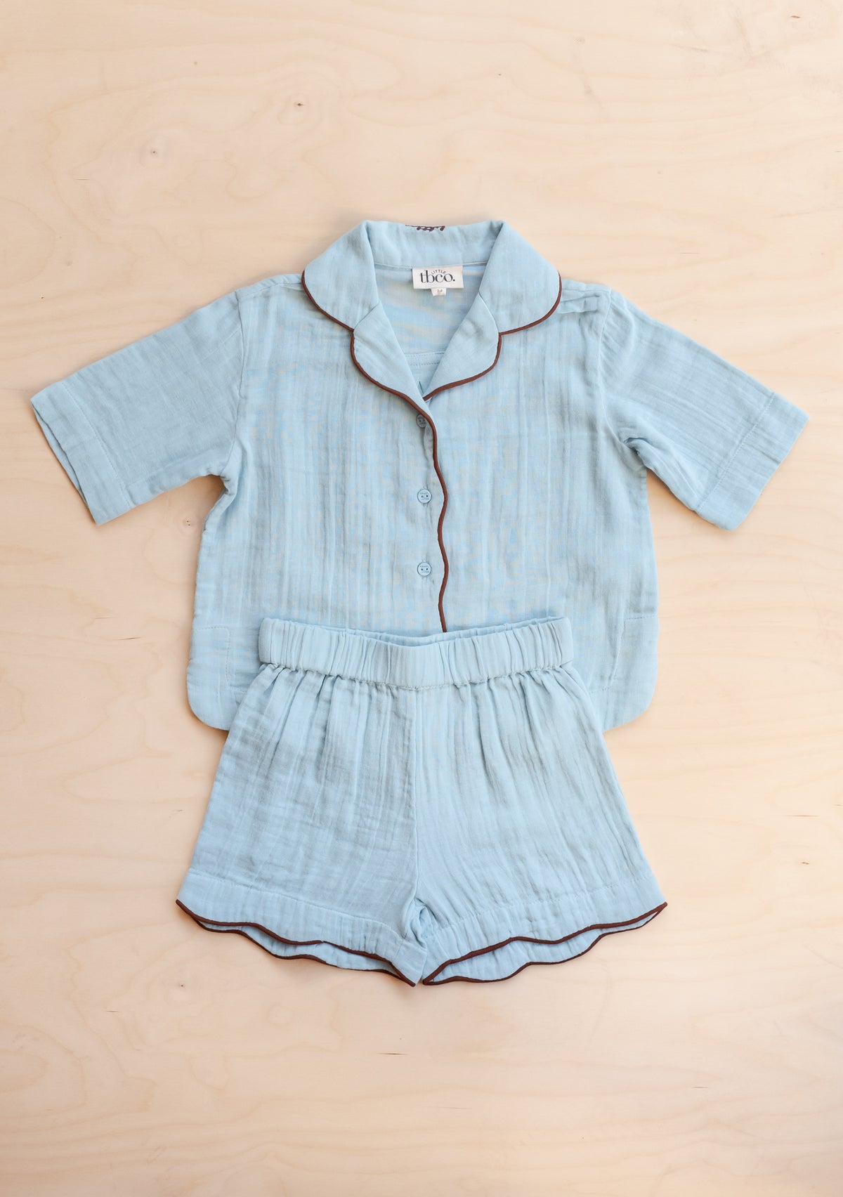 TBCo Cotton Kids Pyjamas in Blue