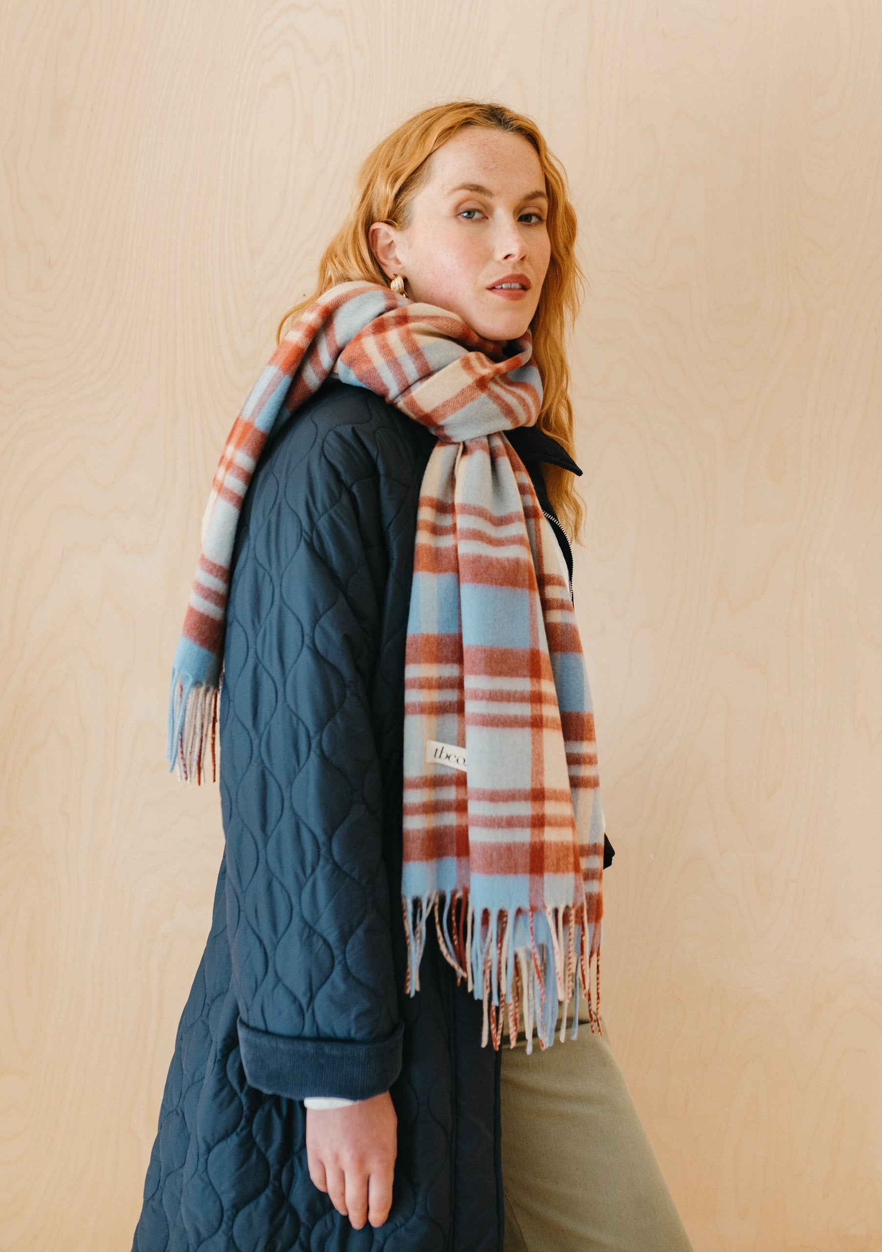 ストール+パシュミナ Reversible Wool Shawl Tartan Check Japan Reversible Wool Shawl Tartan Check Japanの通販 by Hio｜ラクマ