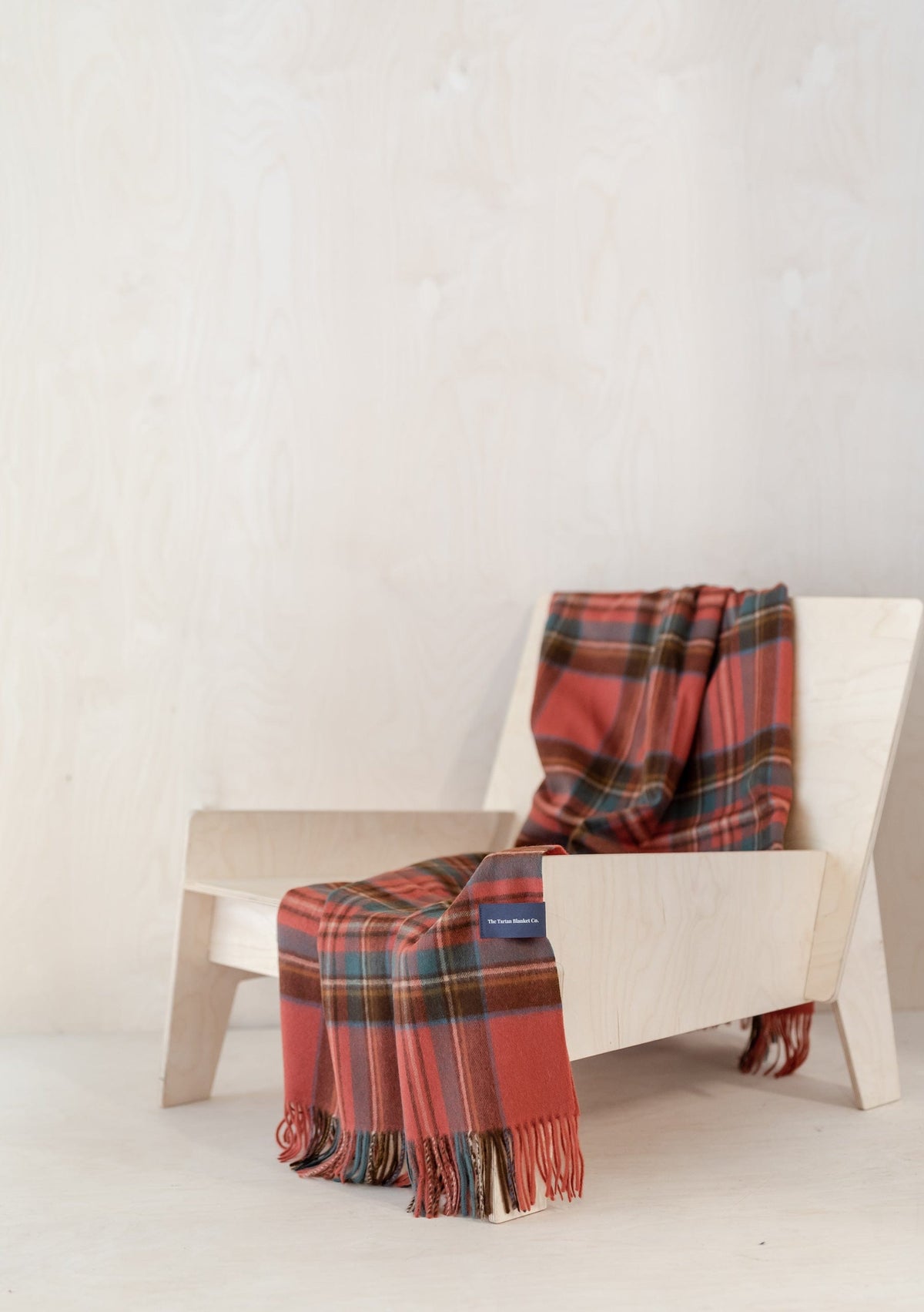 Lambswool Small Blanket in Stewart Royal Antique Tartan