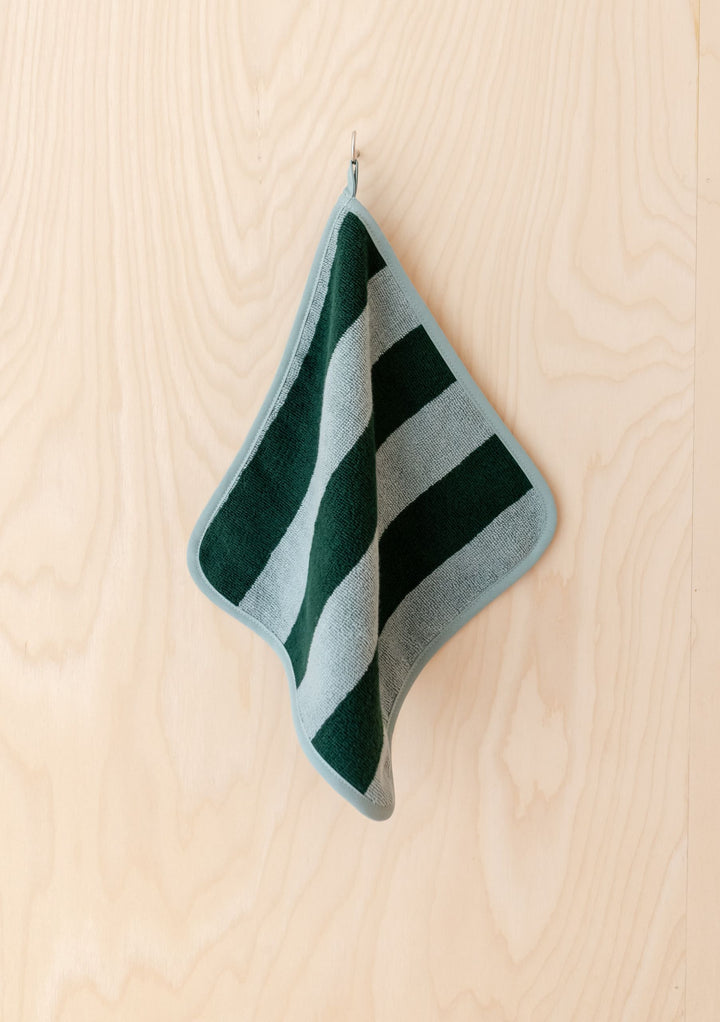 Free Face Cloth Set - Green Stripe