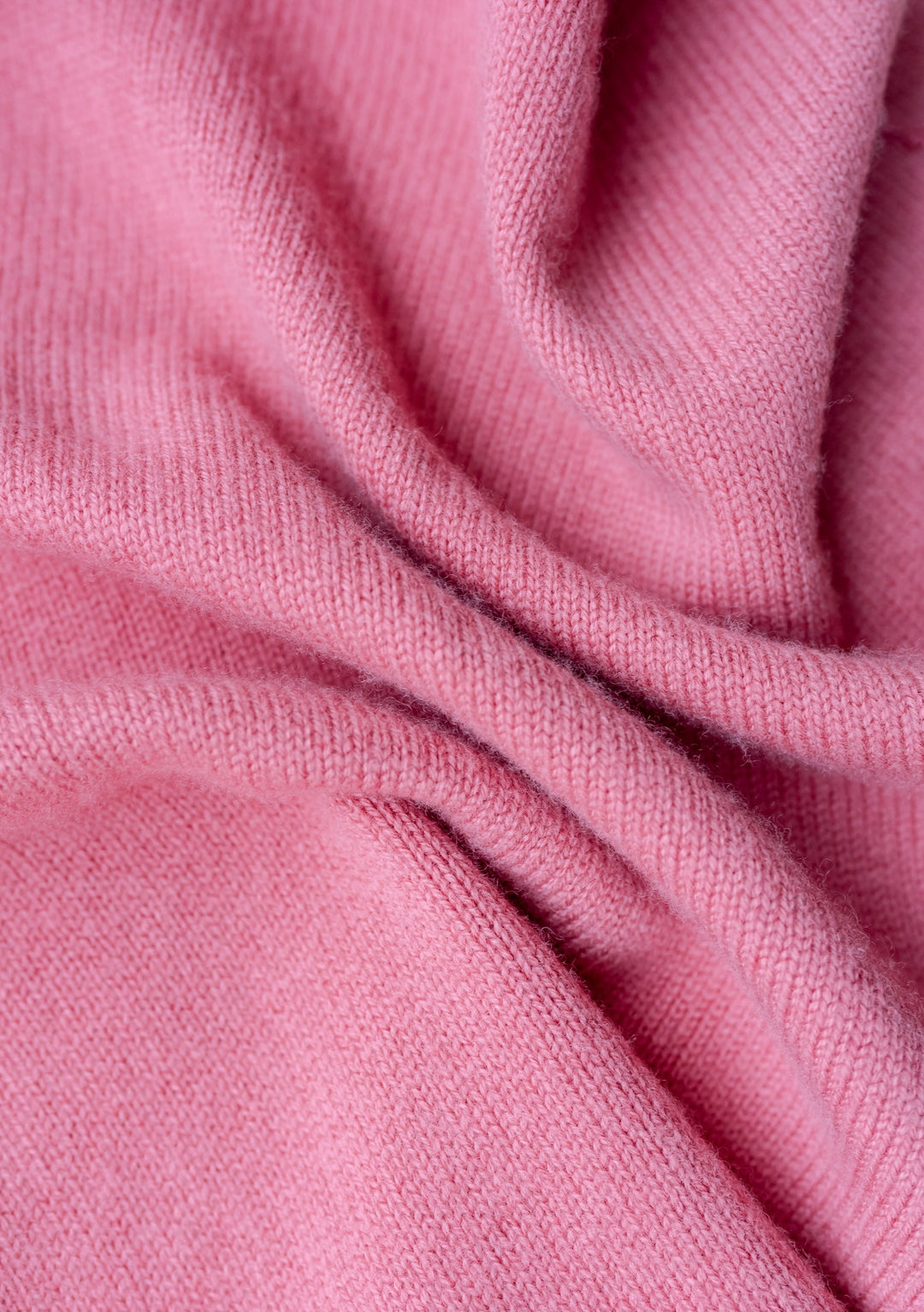 Merino-Dreiecksschal in Rosa 