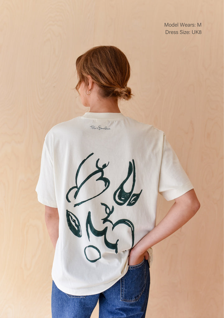 T-shirt en coton The Artist Series TBCo x Simone Brewster